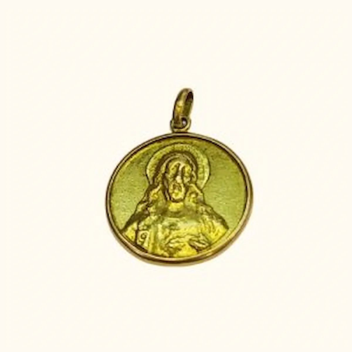 Colgante Sagrado Corazón Número 2 en Oro18K