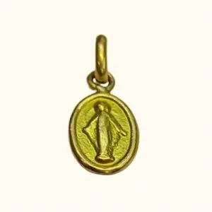 Colgante Virgen de los Rayos Número 1 en Oro18K