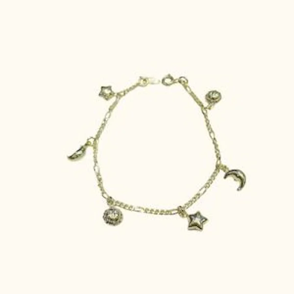 Pulsera Juvenil Cartier con Chiches en Plata Fina - Imagen 2