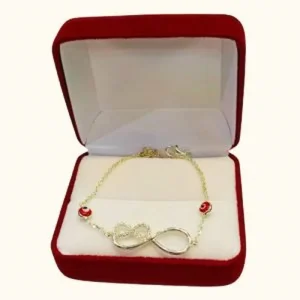 Pulsera Juvenil Limada Infinito en Plata Fina