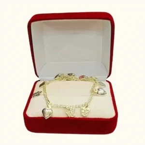 Pulsera Juvenil Tipo Rolo Chiches en Plata Fina