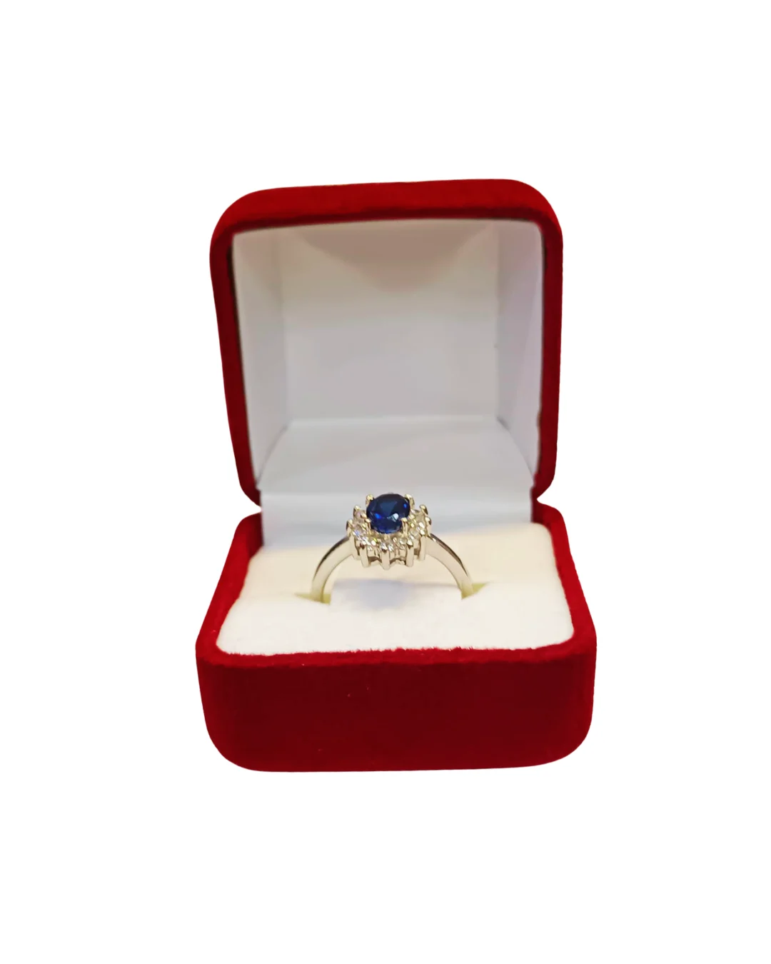 Anillo dama tipo lady zafiro plata 925 - anillos dama Santiago Chile