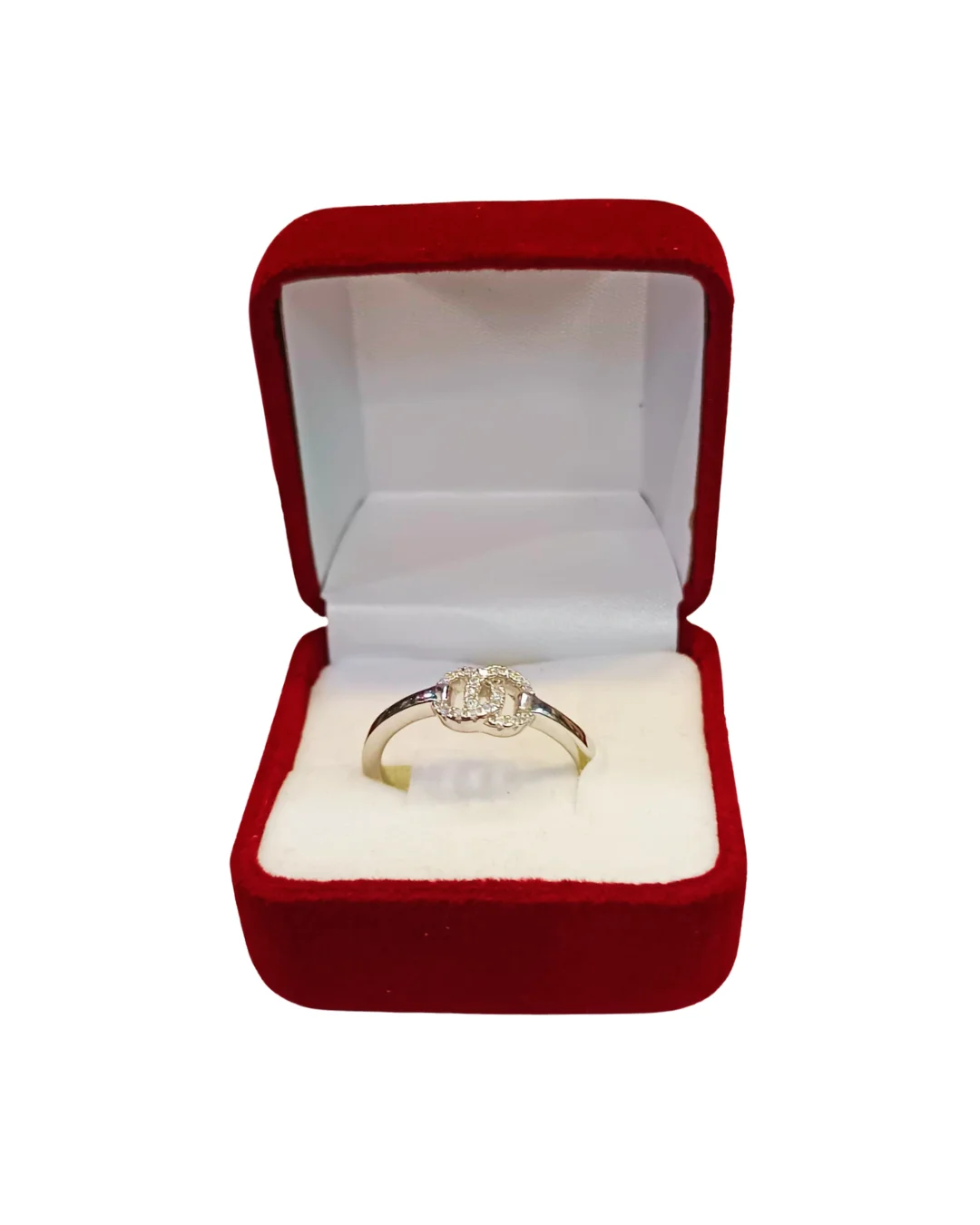 Anillo juvenil channel circón plata 925 - anillos juveniles Santiago Chile