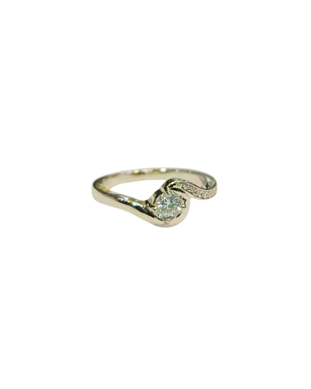 Perfil anillo juvenil zig-zag Max plata 925 grosor diseño