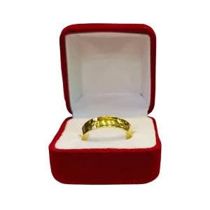 Argollas matrimoniales modelo cóncava oro 18K - alianzas boda modernas Santiago Chile