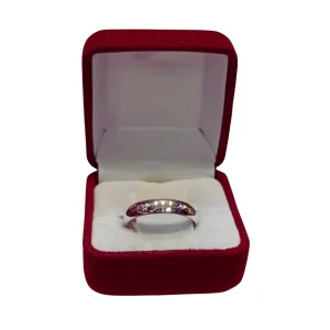 Argollas matrimoniales plata 925 media caña lisa 4mm código 30 - alianzas boda Santiago Chile