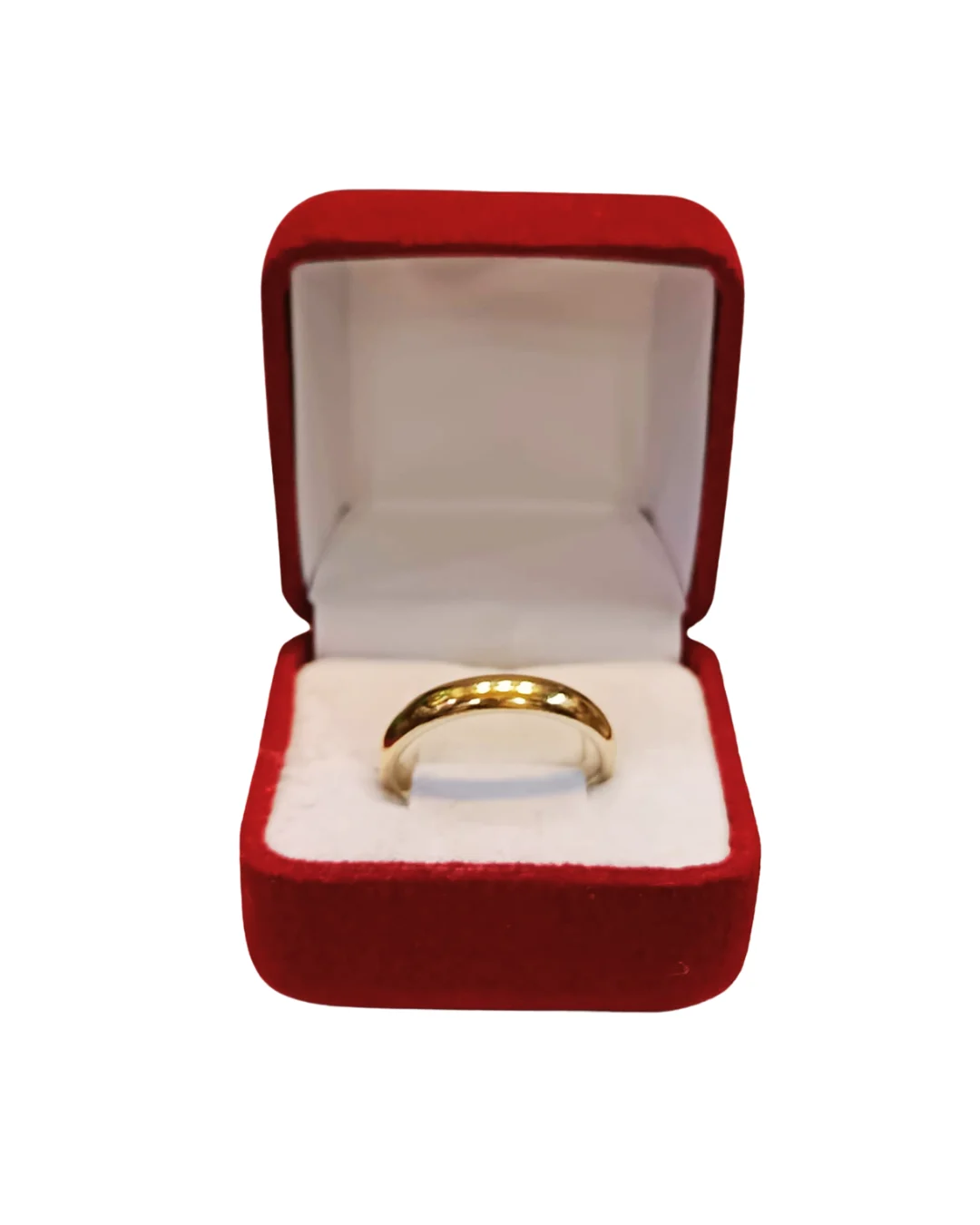 Argollas matrimoniales plata 925 oro 14K modelo inglés 4mm código 7 - alianzas boda Santiago Chile