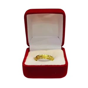 Argollas matrimoniales talladas media caña asterisco número 2 oro 18K - alianzas boda brillantes Santiago Chile