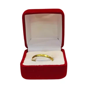 Ilusiones modelo asterisco oro 18K - argollas boda talladas Santiago Chile