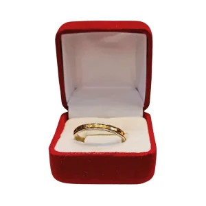 Ilusiones plata 925 oro 14K plana cinta 2.5mm código 27 - anillos delicados Santiago Chile