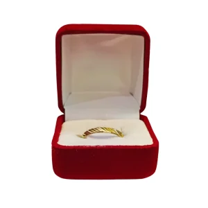 Ilusiones talladas diagonal oro 18K - argollas boda textura diagonal Santiago Chile