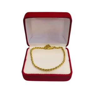 Pulsera juvenil Tourbillon nacional oro 18K en caja - pulseras oro Santiago Chile