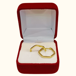 Aros Argollas Hexagonal Número 1