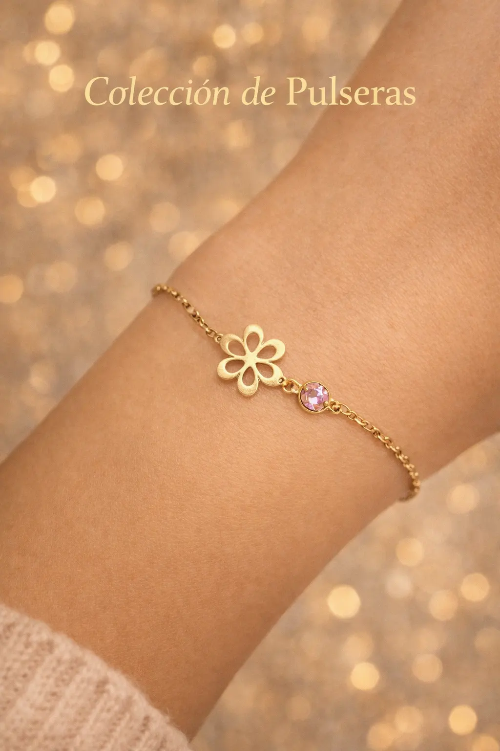 Coleccion de pulseras oro 18K Joyas KM Santiago