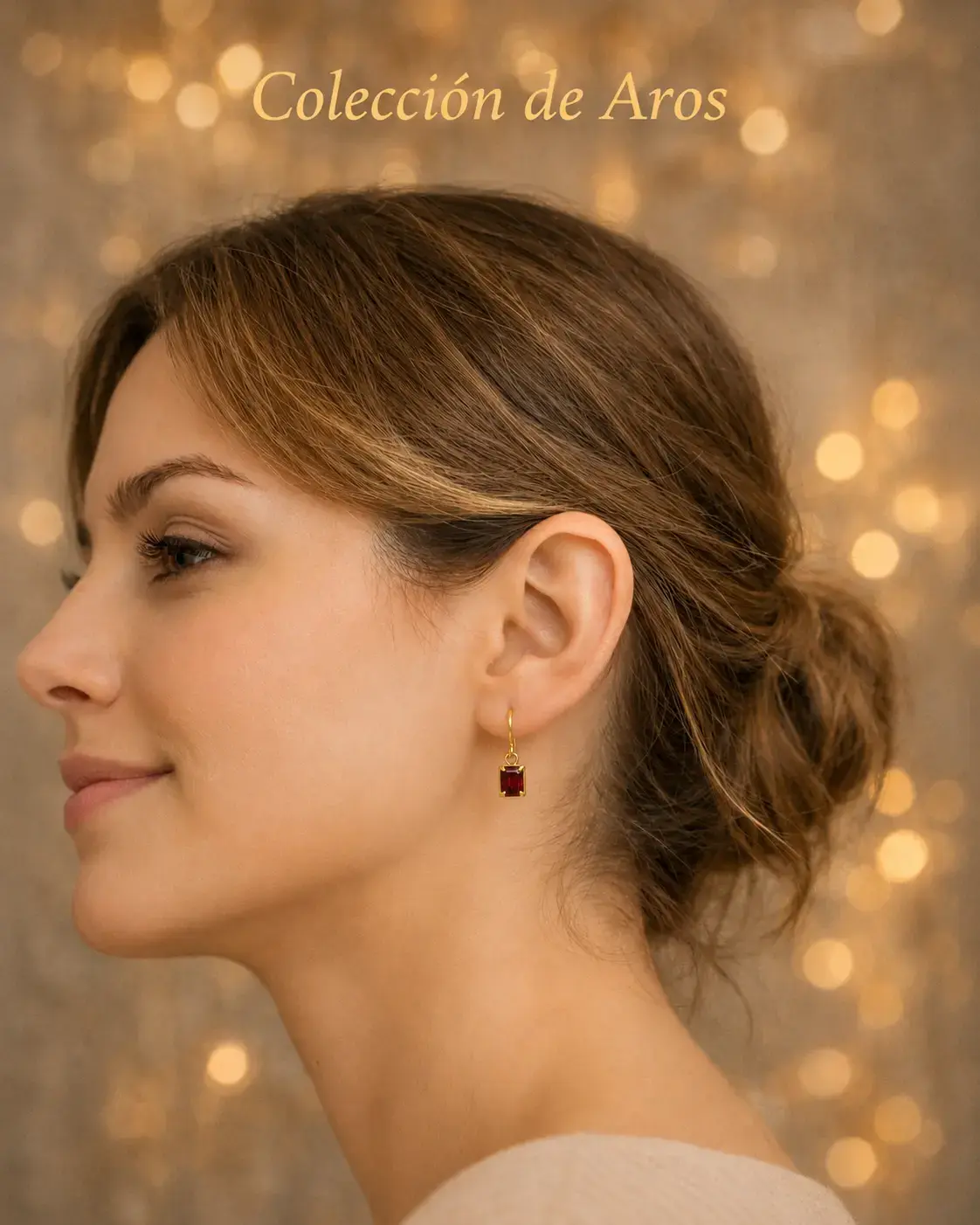 Coleccion de aros oro 18K Joyas KM Santiago