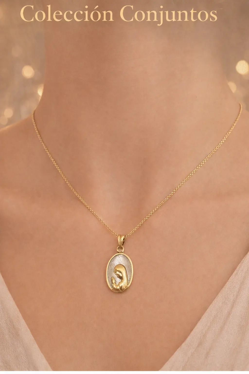 Coleccion de conjuntos y cadenas oro 18K Joyas KM Santiago